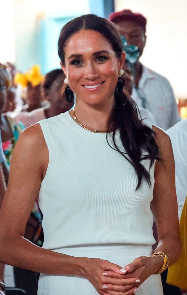Meghan Markle durante su viaje a Colombia