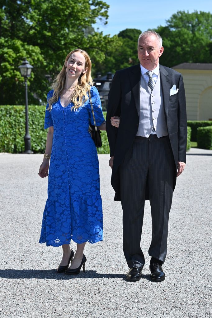 La hermana de la princesa Sofia, Sara Hellqvist, con su marido, Martin Bailey 