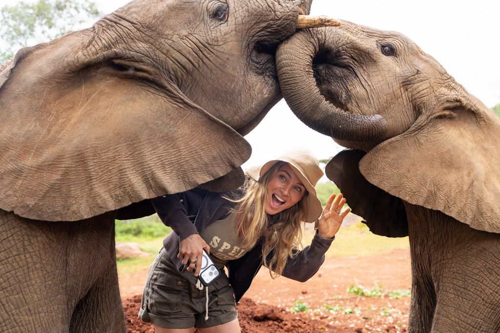Elsa Pataky de safari en Kenia