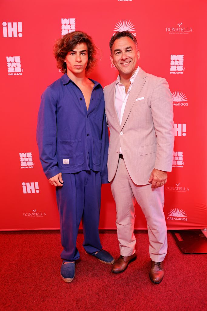 Matías Pesce junto a su hijo, CEO de Donatella Boutique Hotel & Restaurant y del grupo Vida y Estilo