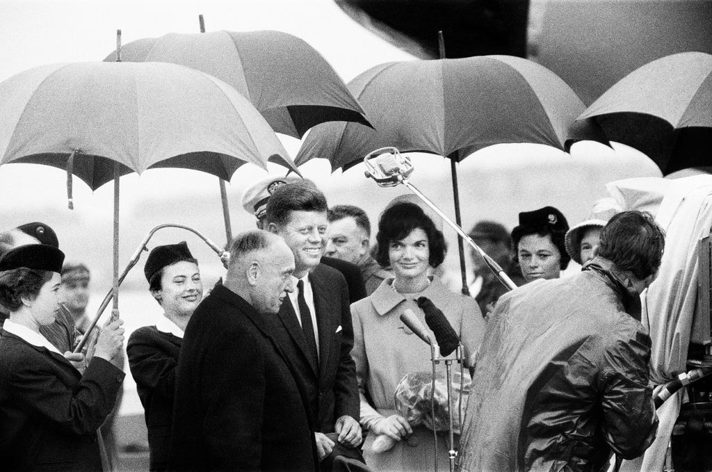 El presidente John F. Kennedy y su mujer Jackie en Viena, 1961.