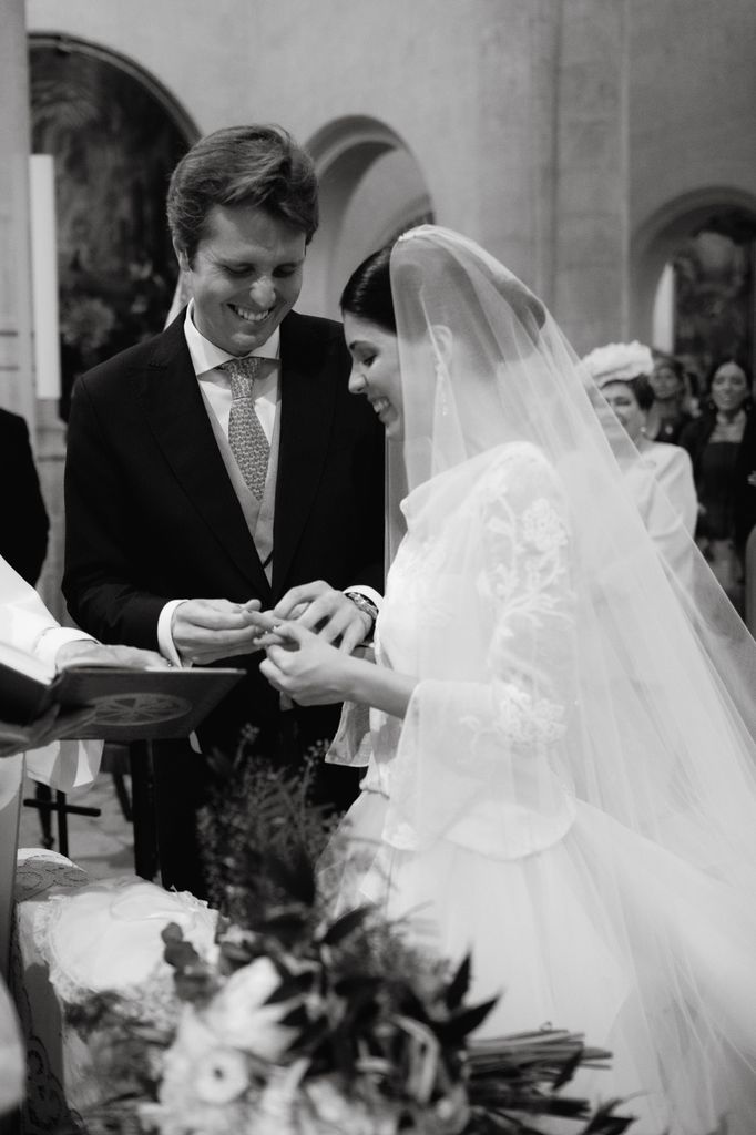 Vestido de novia diseñado por Sole Alonso para Lucía Suárez, fundadora de Deluem