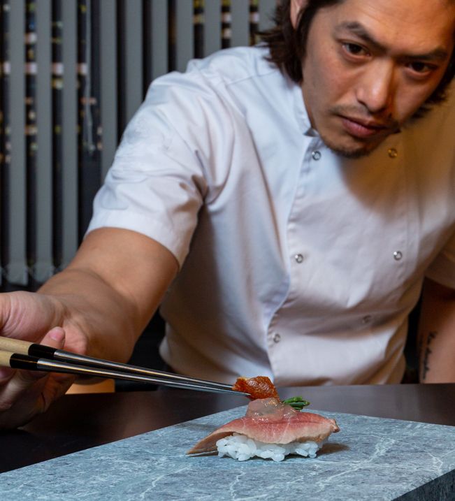 Yong Wu, chef de Ikigai Velázquez.