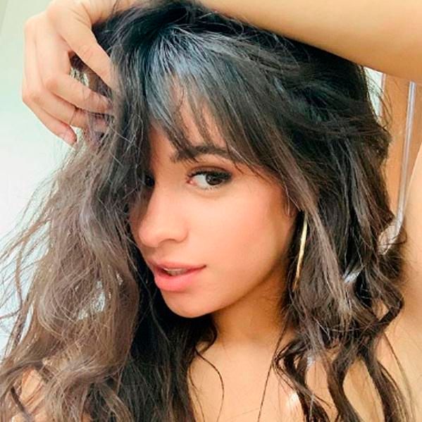 Selfie de Camila Cabello al natural