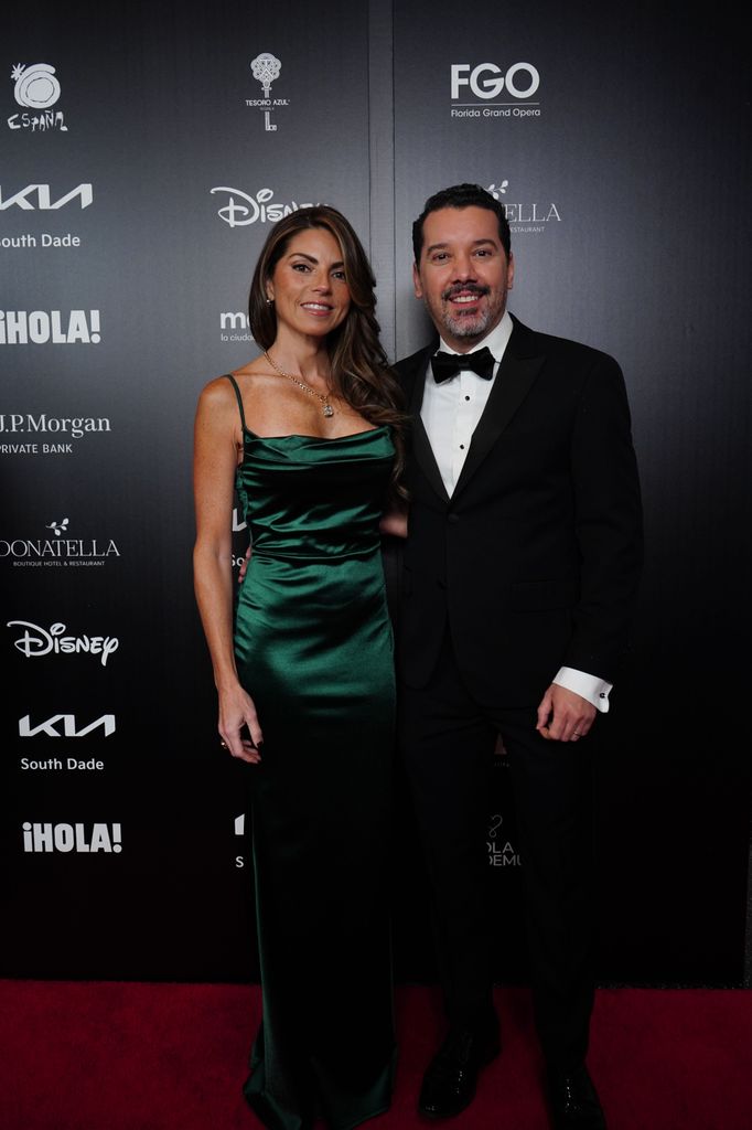Rodolfo 'El Chamo', junto a su esposa, Tatiana París