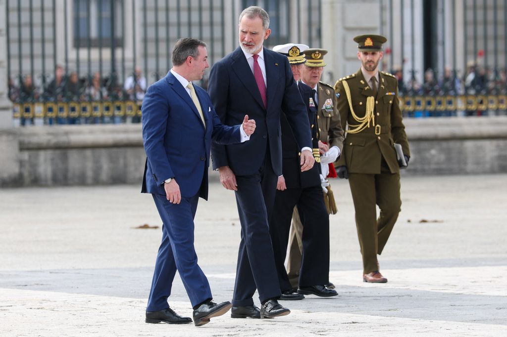 Los Reyes reciben a los Grandes Duques de Luxemburgo