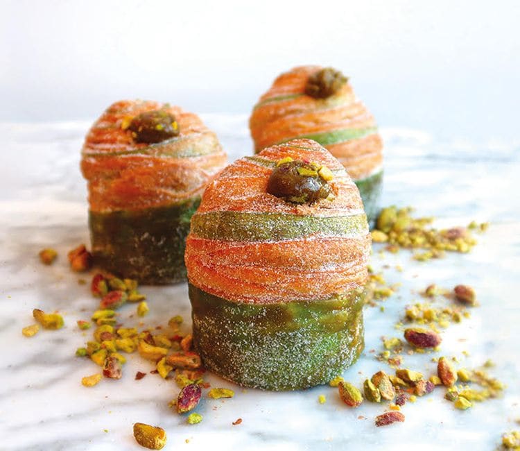 'Cruffins' de pistacho de BO&MIE