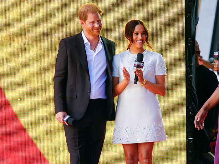 Los duques de Sussex en un evento público 