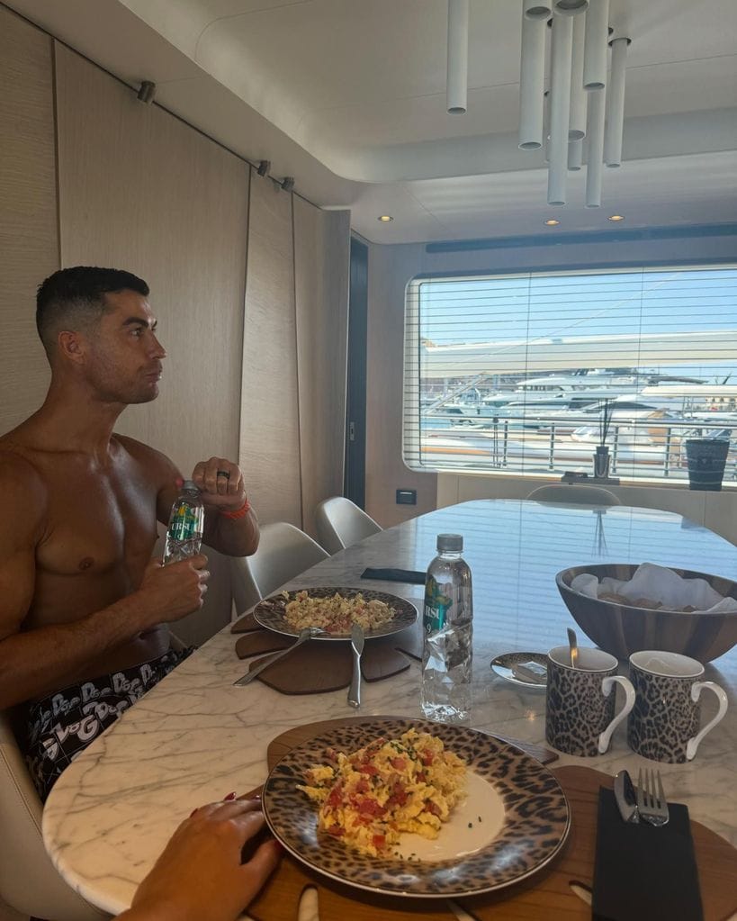 Cristiano está teniendo unas merecidas vacaciones tras su esfuerzo en la Eurocopa.
