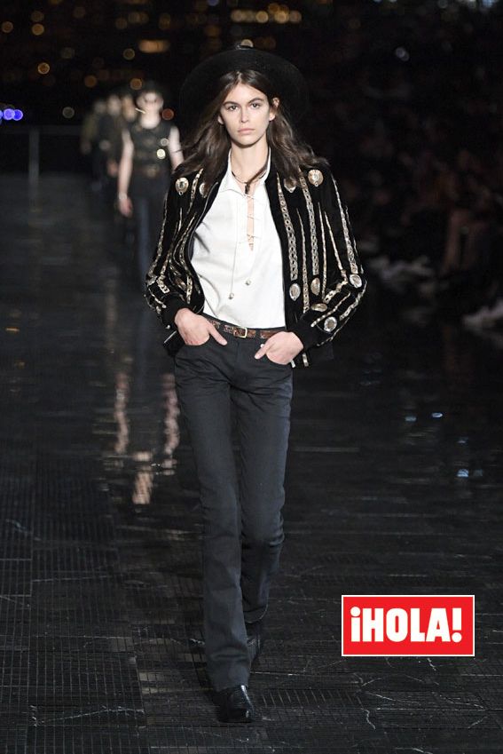 Kaia Gerber, Saint Laurent