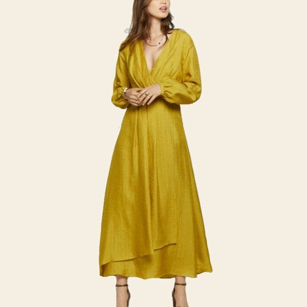 vestido amarillo