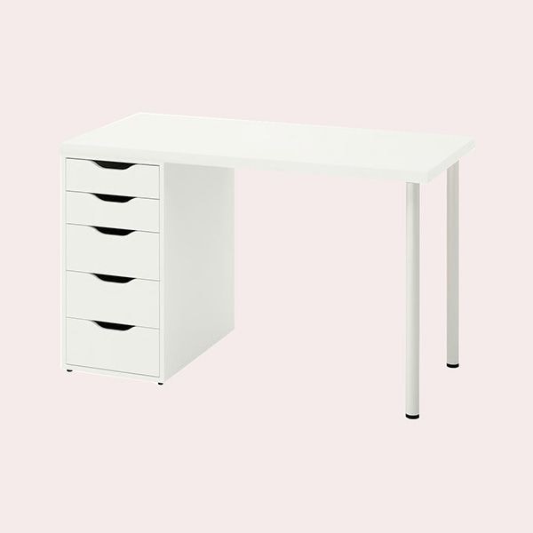 Escritorio con Cajonera Blanco LAGKAPTEN / ALEX de IKEA