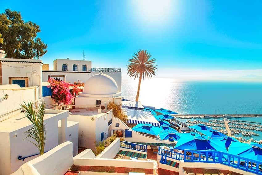 Sidi Bou Said, pura esencia de Túnez junto al Mediterráneo