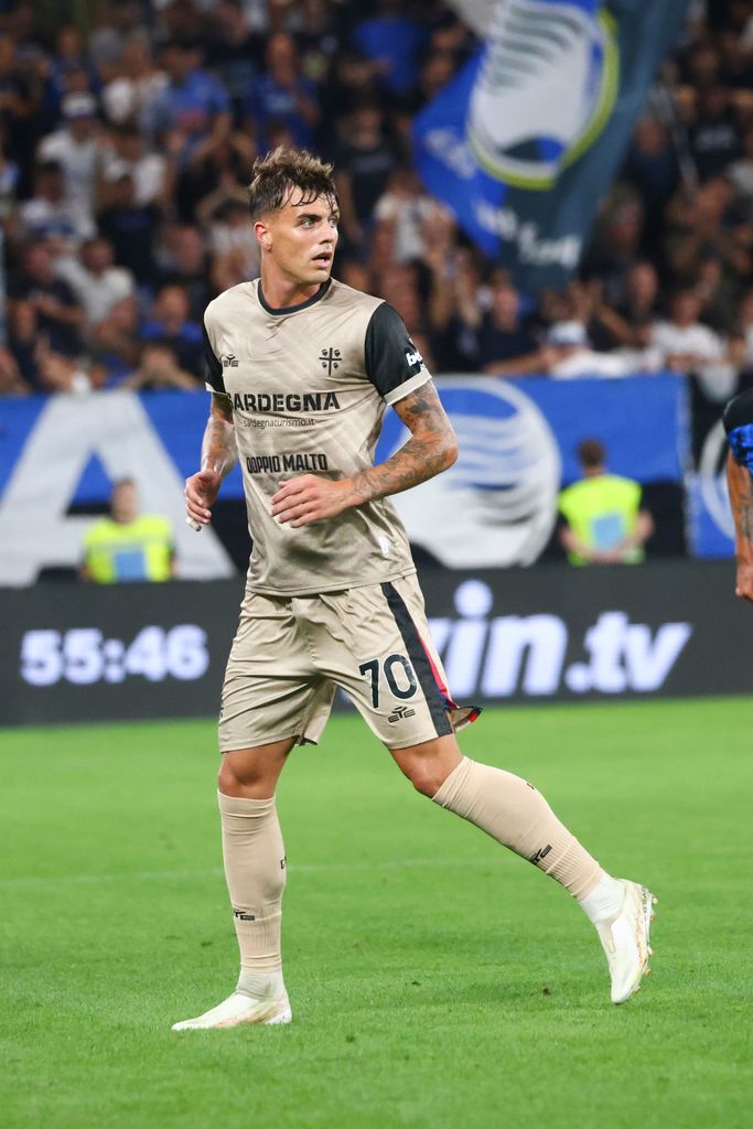 Un instante del partido en el que marcó un gol de penalti