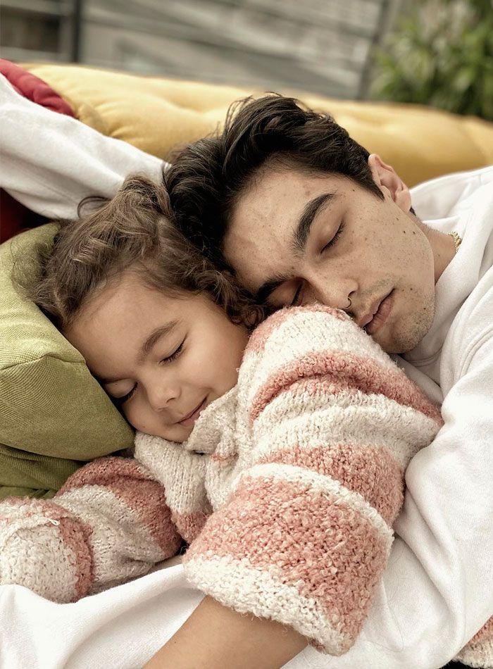 Sergio Mayer Mori y su hija