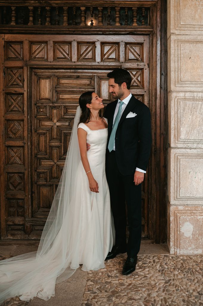 Vestido de novia sencillo de verano de Fátima González