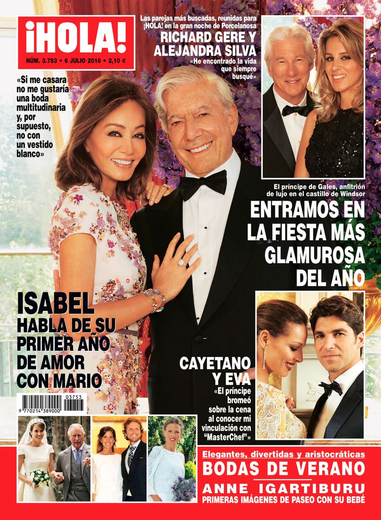 Isabel Preysler en su primer año de amor con Mario Vargas Llosa