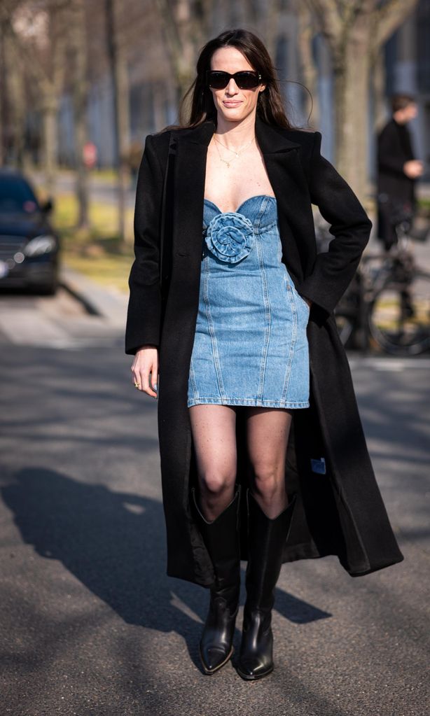 denim dress