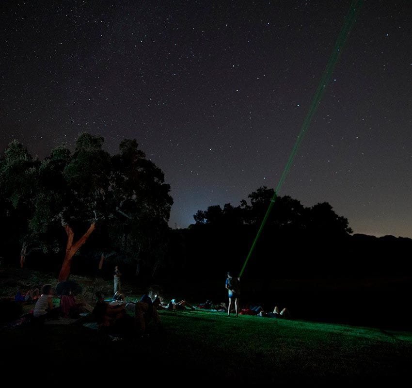 Observación de estrellas en la Reserva Starlight de Sierra Morena, Córdoba