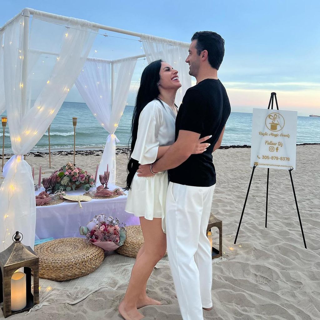 Toni Costa y Evelyn Beltrán