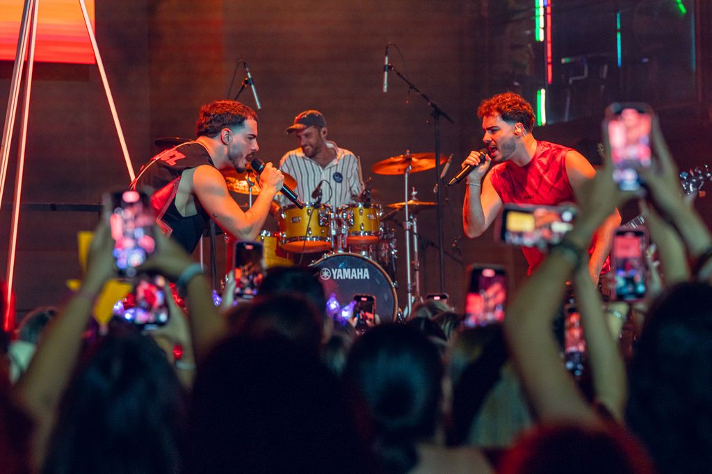 El dúo musical, el pasado verano en uno de sus conciertos