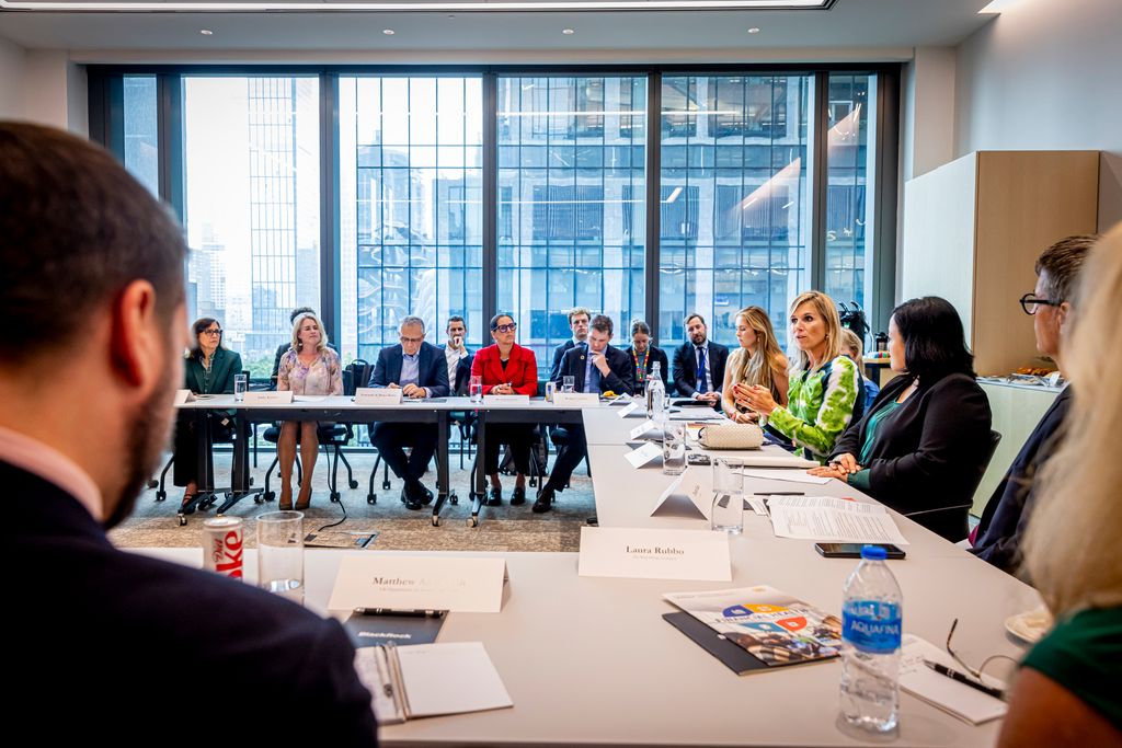 Máxima y Amalia de Holanda en la ONU en Nueva York 
