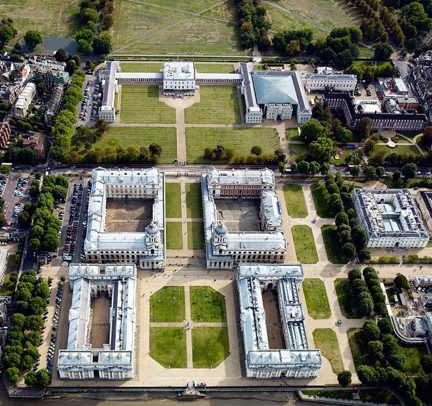 Localizaciones de la serie The Crown: Old Royal Naval College