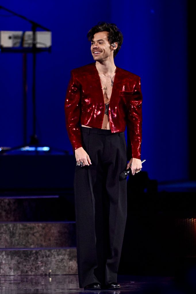 Harry en el escenario 