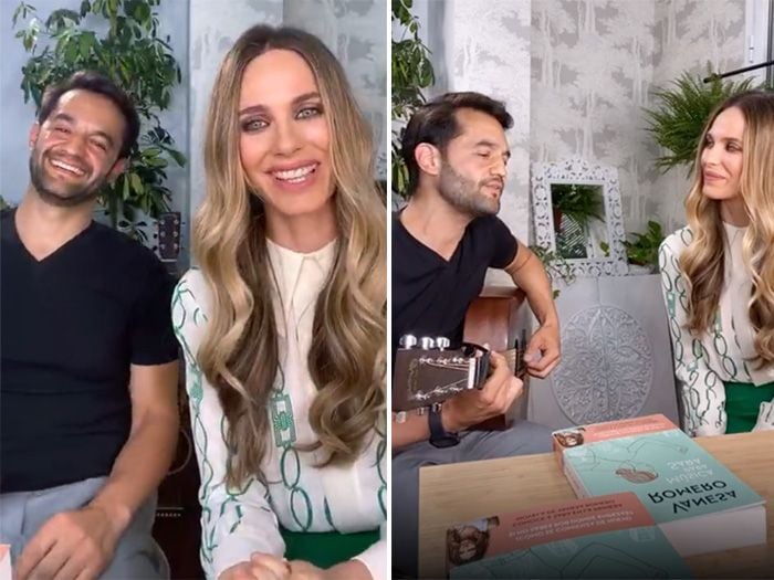 Vanesa Romero y su novio