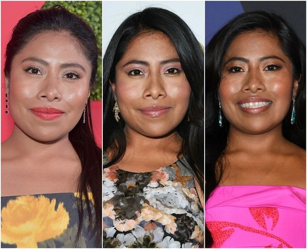 Yalitza Aparicio con aretes largos