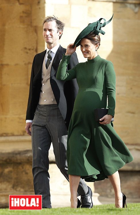 Pippa Middleton y James Matthews en la boda de Eugenia de York