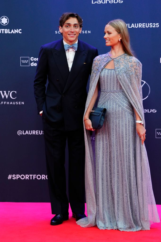 Mondo Duplantis y Desiré Inglander en los Premios Laureus 2025