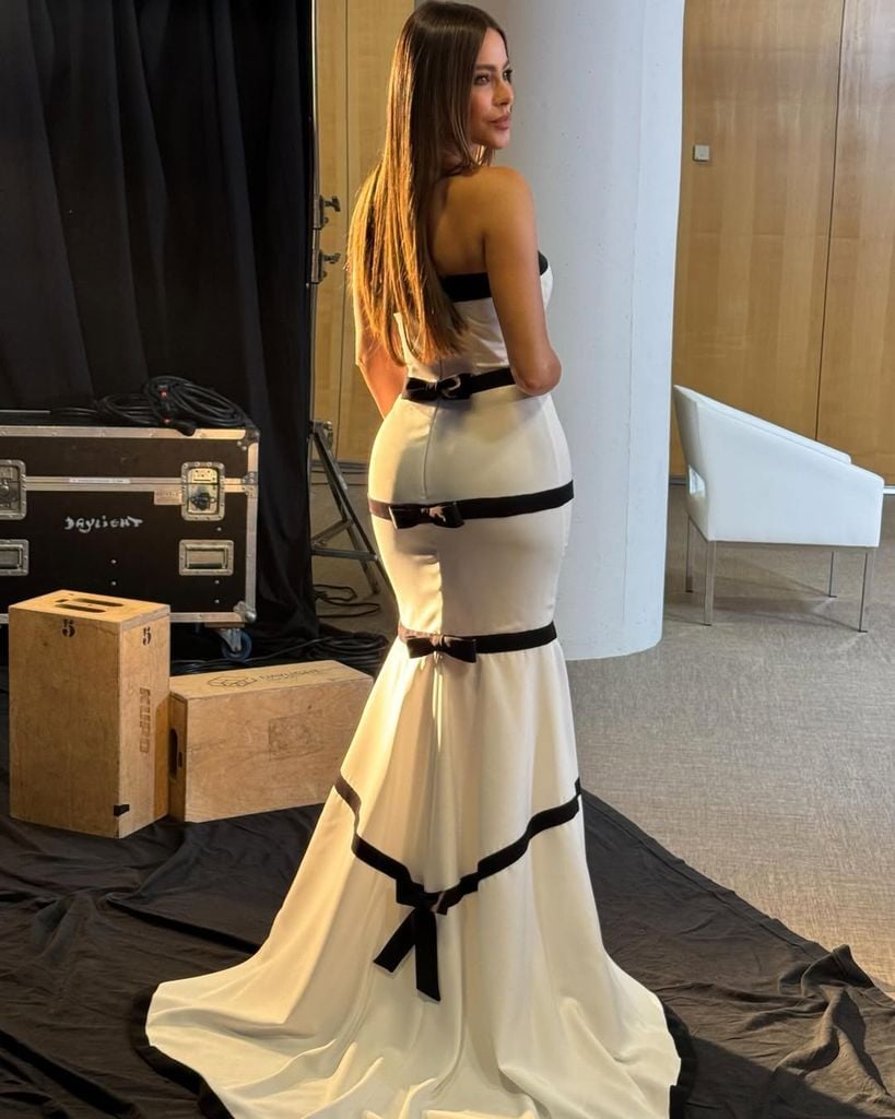 Sofía Vergara lució un hermoso vestido para la noche de Premios Platino 