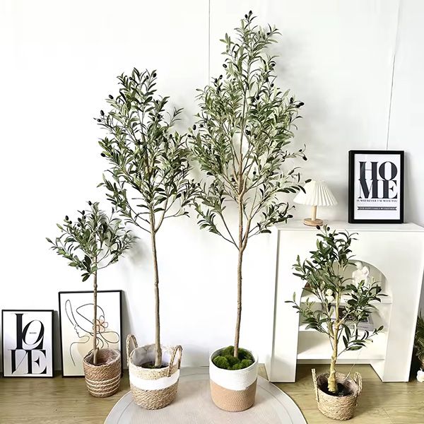 Planta de oliva Artificial de 65-200CM Aliexpress