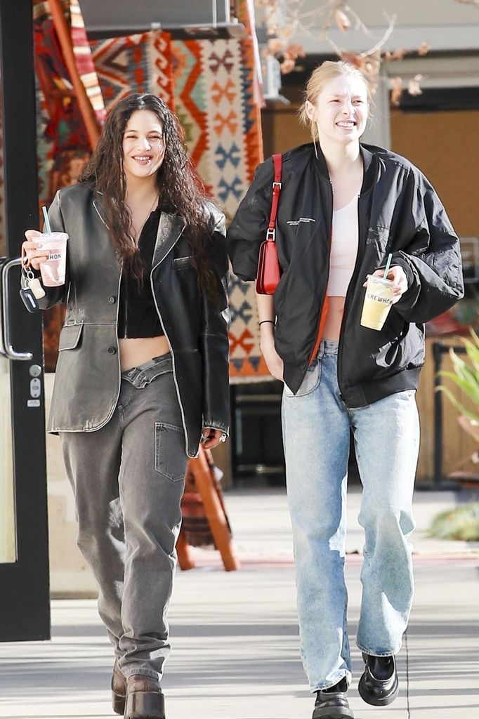 Rosalía junto a Hunter Schafer