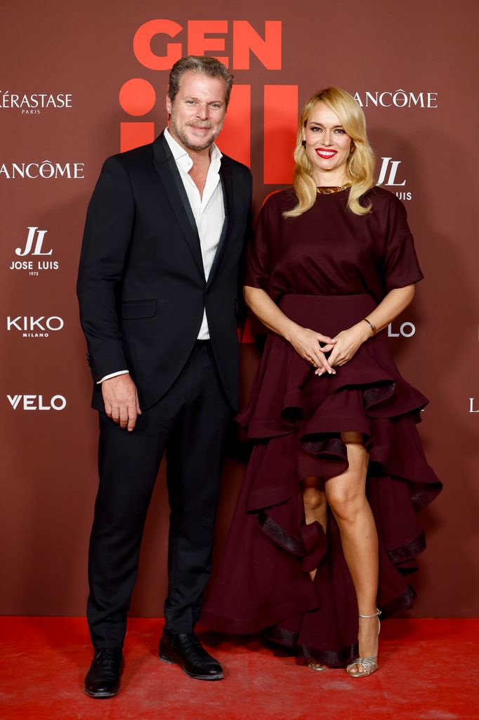Jota Abril y Patricia Conde, en la alfombra roja de los Premios GEN ¡H!, celebrados en Las Ventas este martes 22 de septiembre, en Madrid