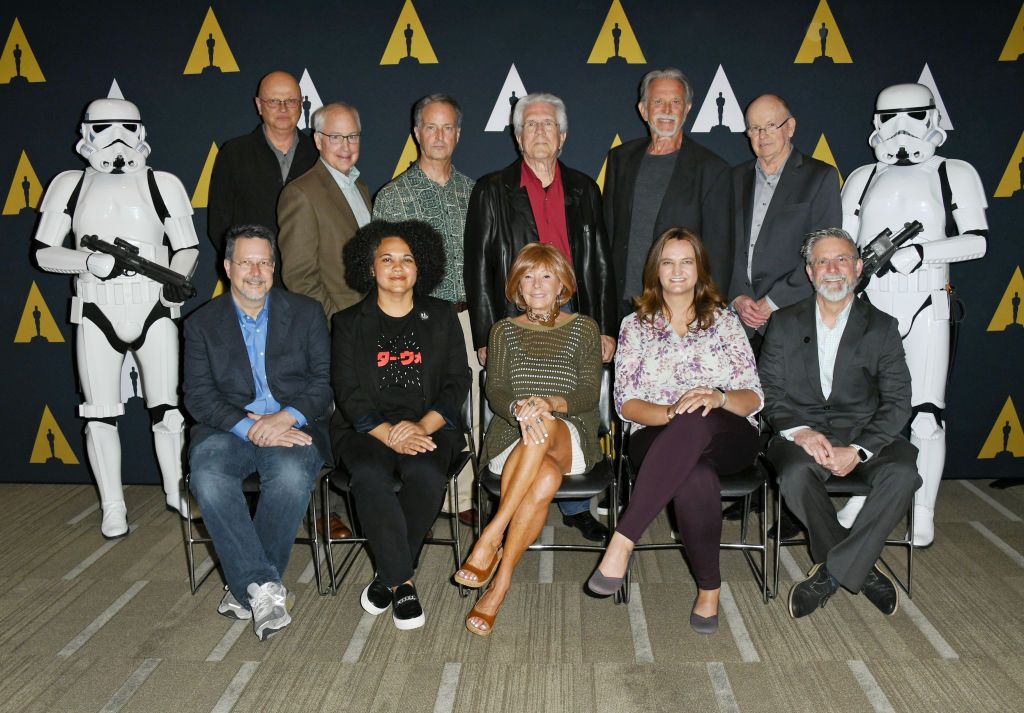 Marcia Lucas en una imagen de 2019 cuando asistió a la Academia de Artes y Ciencias Cinematográficas "Innovaciones Galácticas: Star Wars y Rogue One" en el Teatro Samuel Goldwyn en Beverly Hills