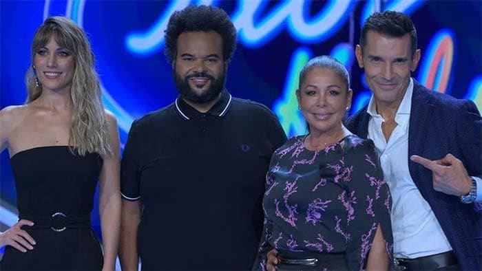 Edurne, con sus compañeros de 'Got talent'