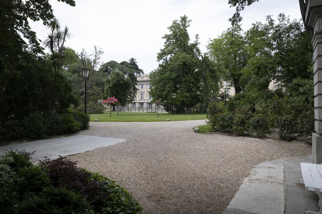 Una imagen de los jardines del Palacio