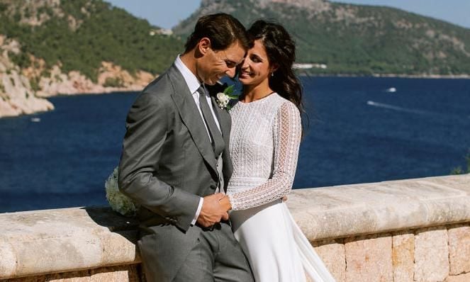 rafa nadal y su esposa mery perell 
