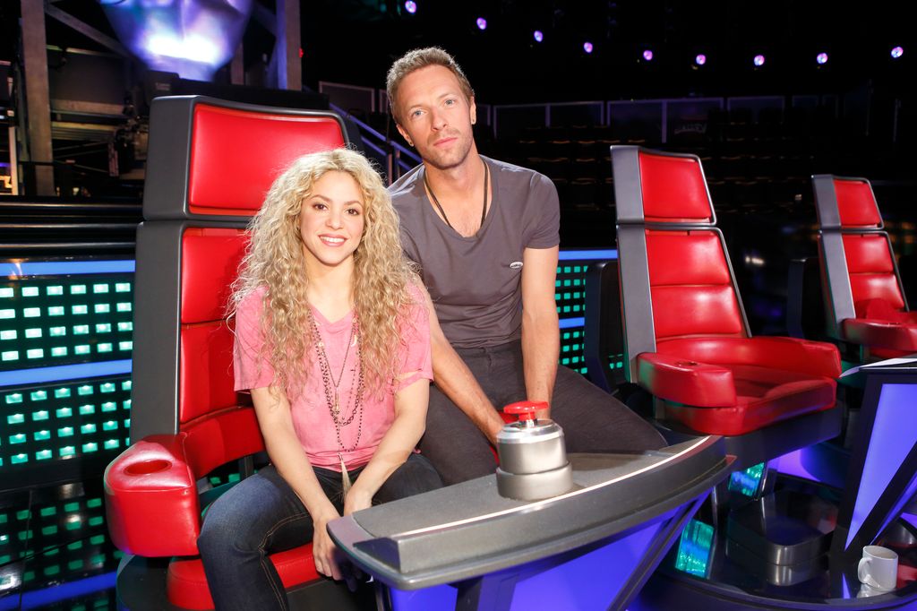 Shakira y Chris Martin se conocieron durante las grabaciones de The Voice