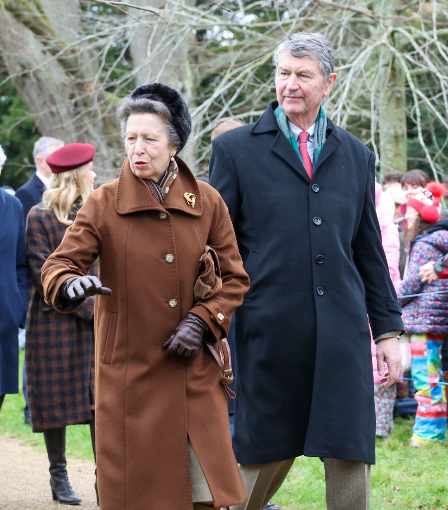 La princesa Ana y su marido, el vicealmirante Sir Tim Laurence