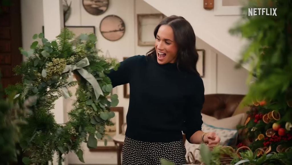 La Duquesa de Sussex mostró sus decoraciones navideñas.