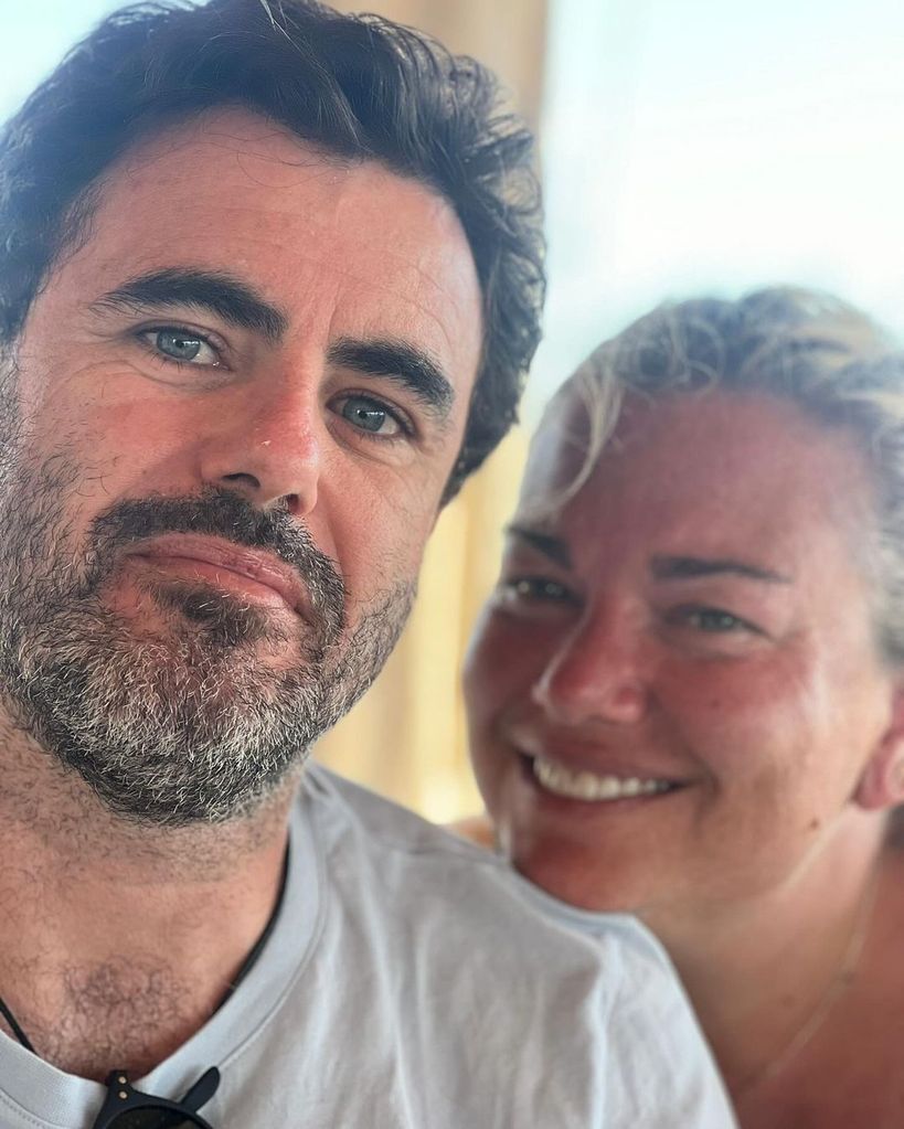 Caritina Goyanes y su marido