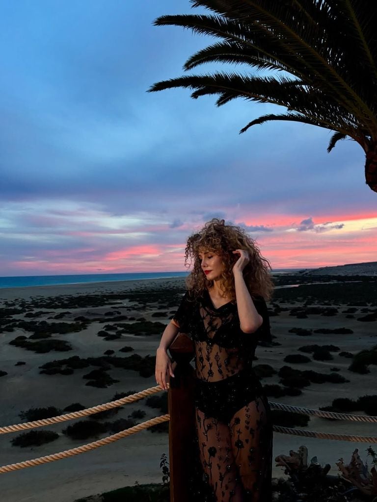 Esther Acebo en la inauguración del Paradisus Fuerteventura