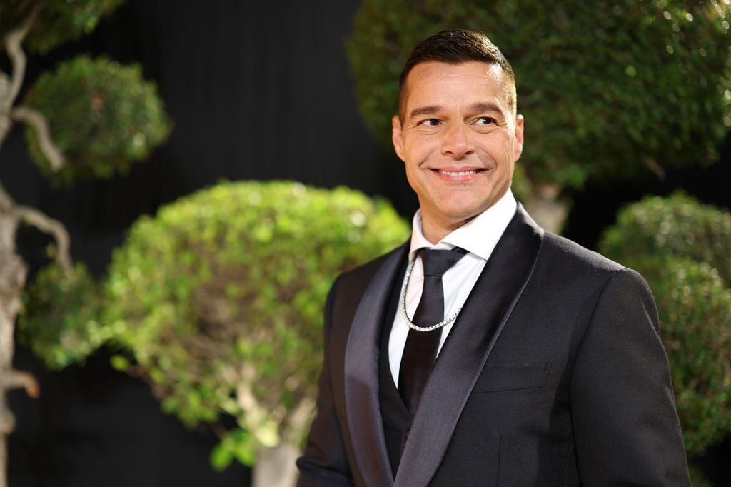 Ricky Martin en la Vanity Fair Oscar Party en el Wallis Annenberg Center en Beverly Hills, California.  