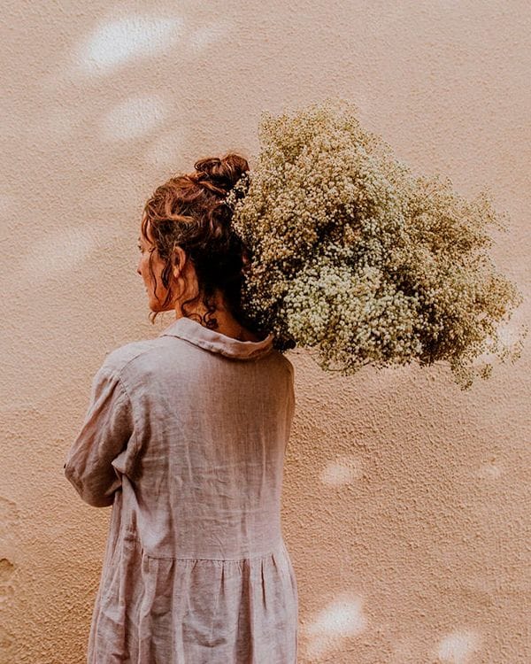 Ramo de flores de paniculata de gran tamaño para novias