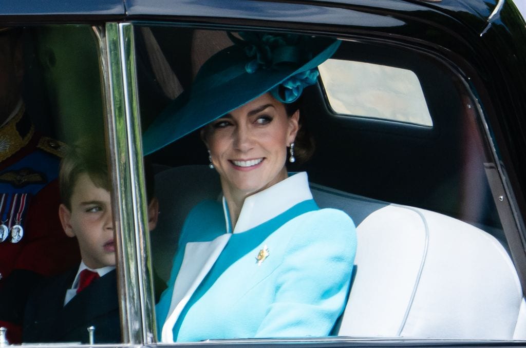 Kate Middleton y Louis en el Trooping the Colour de 2025