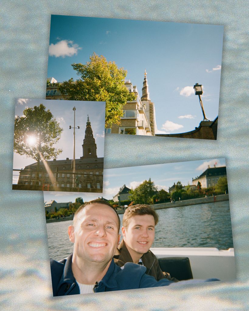 Durante la entrevista, Christian y Benjamin recorrieron varios lugares de Copenhague