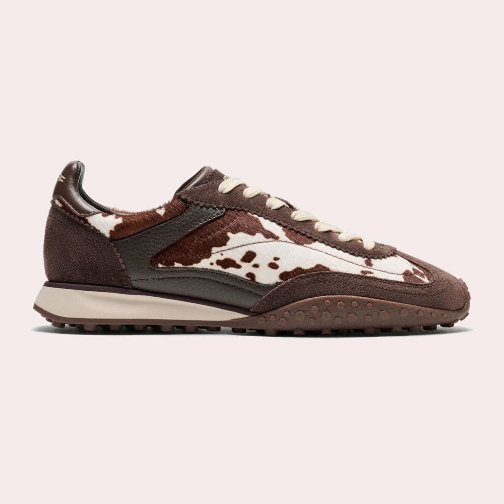 Zapatillas mkii cow print de piel - Hoff - Marrón